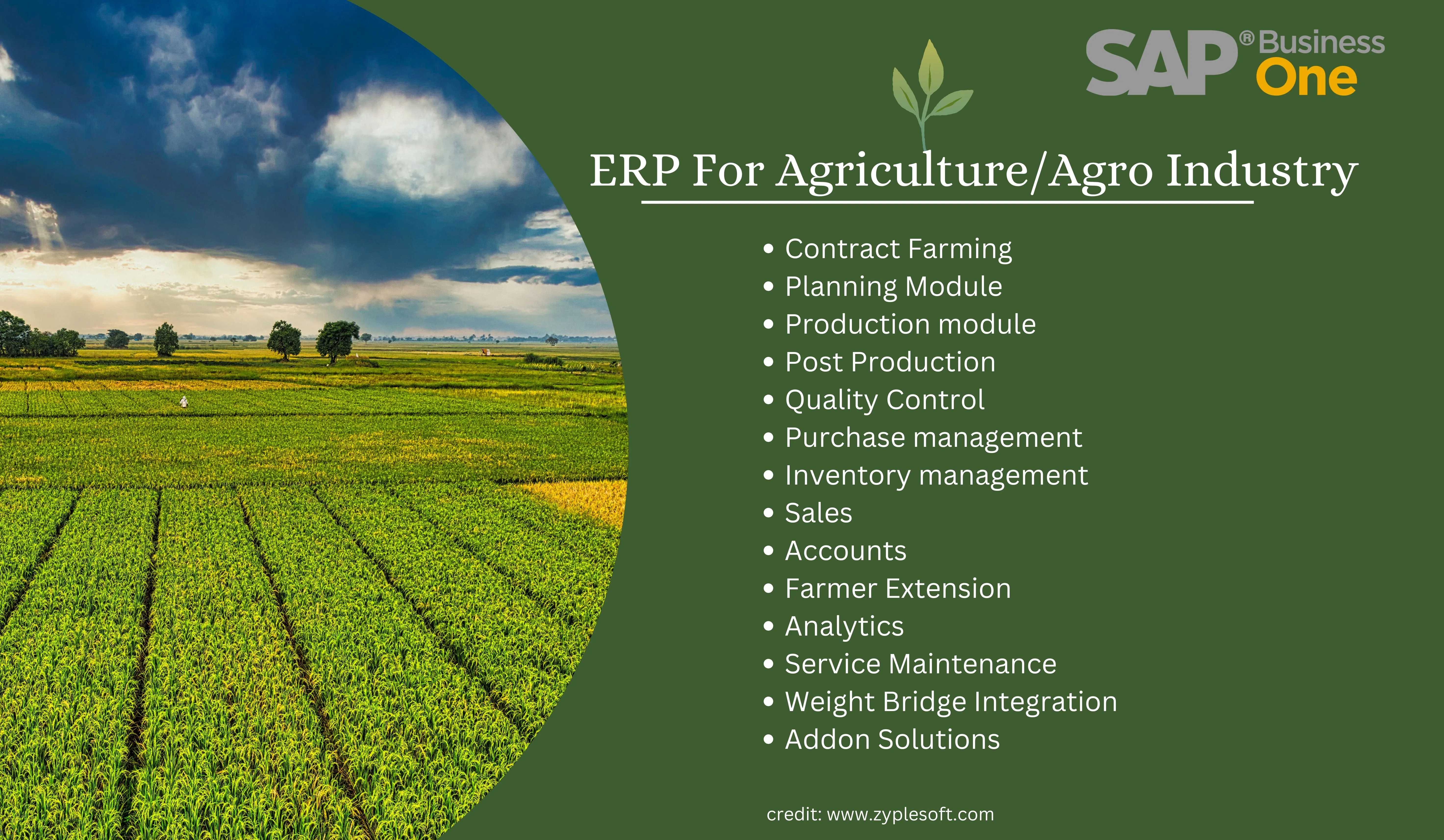 SAP Business One ERP for Agriculture industry