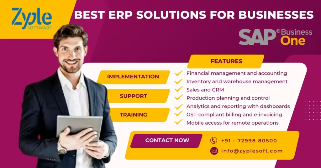 Best ERP Solutions for Business in India