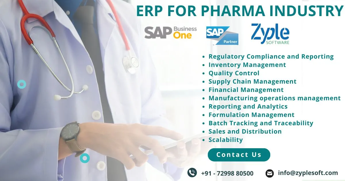 erp for pharma industry