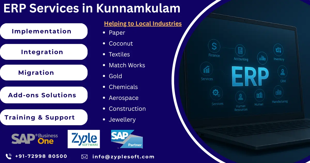 ERP Services in Kunnamkulam
