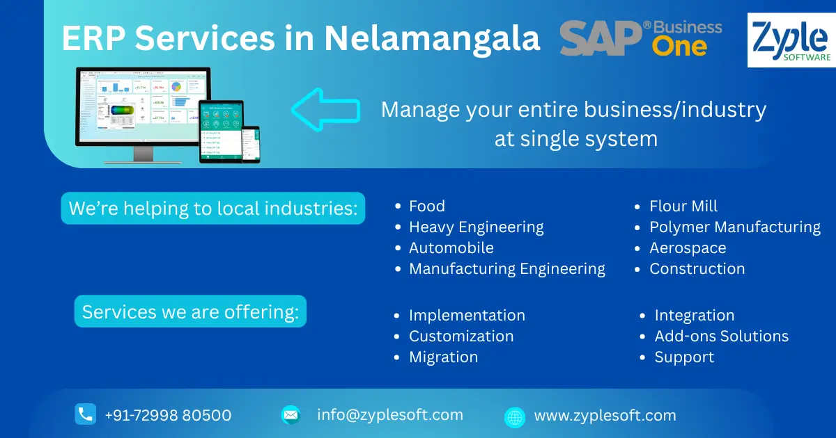 ERP Services in Nelamangala