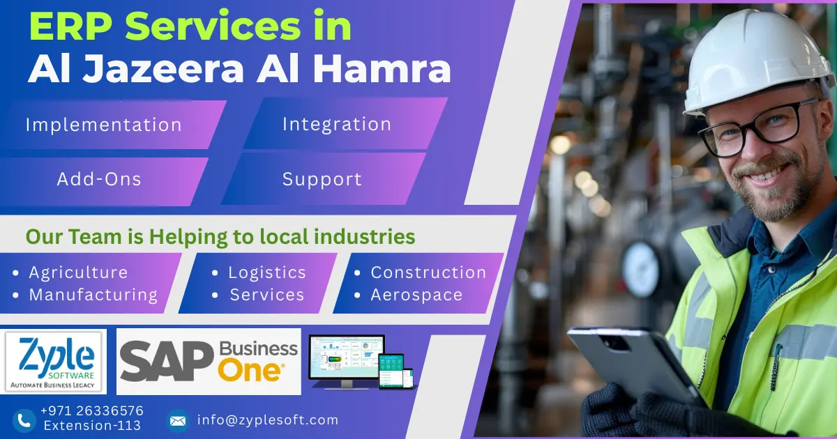 ERP Services in Al Jazeera Al Hamra