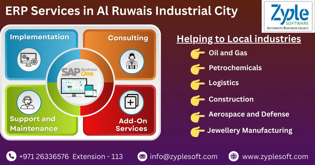 ERP Services in Al Ruwais Industrial City