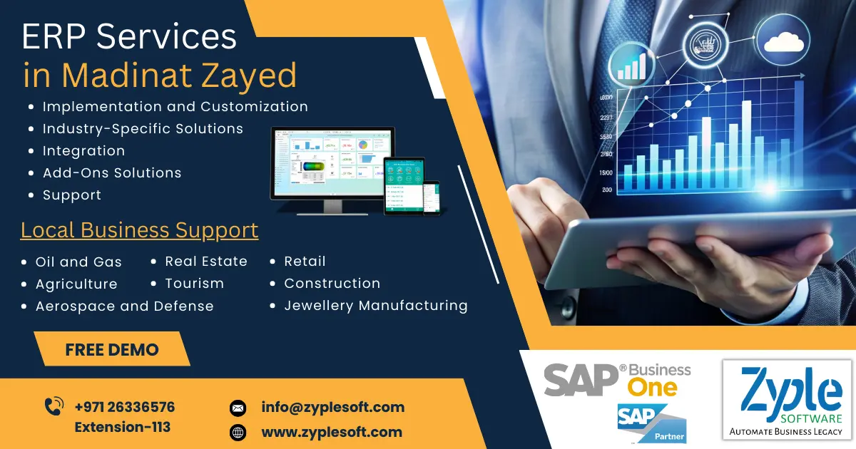 ERP Services in Madinat Zayed
