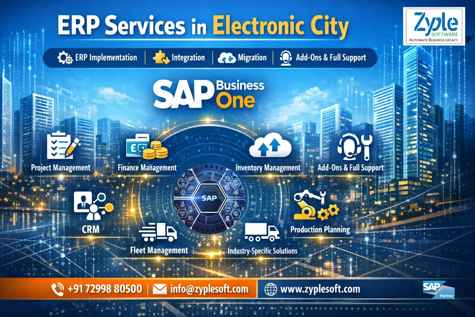ERP Services in Electronic City