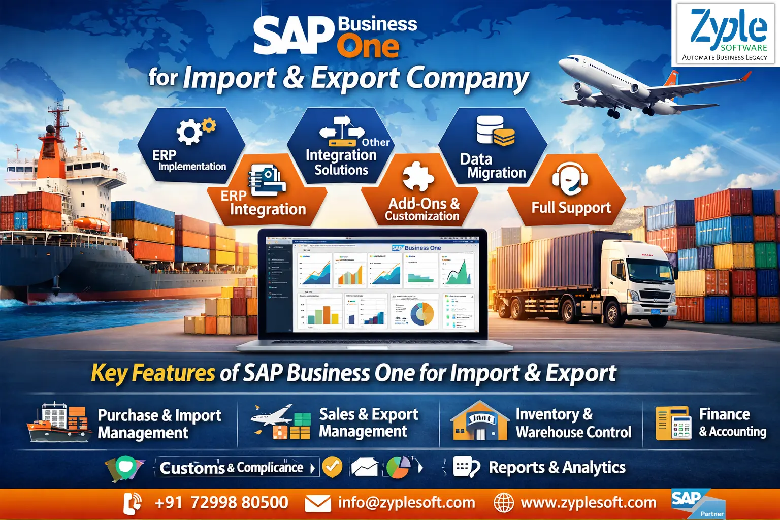 SAP Business One ERP for Import and Export Company