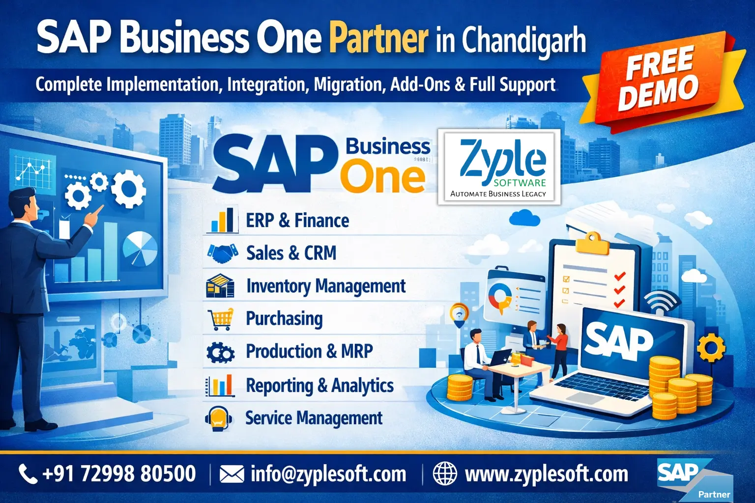 SAP Business One Partner in Chandigarh
