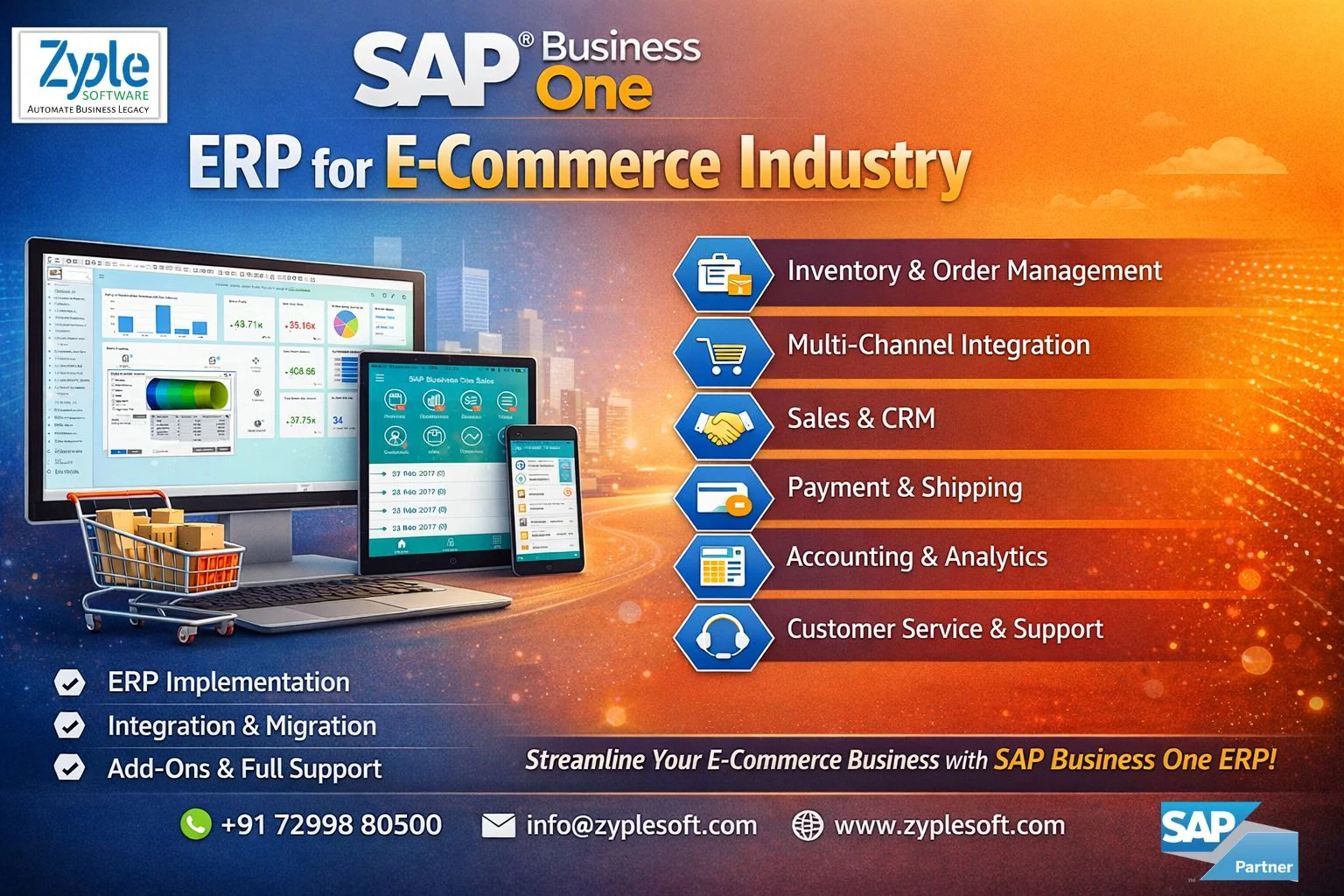 SAP Business One ERP for E-Commerce Industry