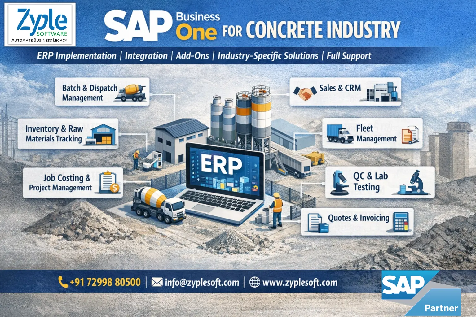 SAP Business One ERP for Concrete Industry