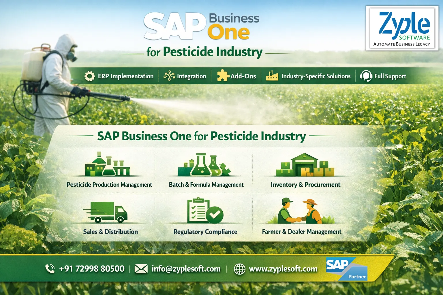 SAP Business One ERP for Pesticide Industry