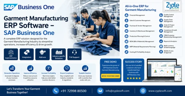Garment manufacturing erp software