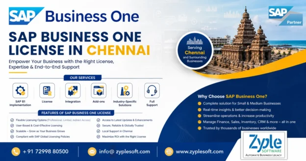 SAP Business One License in Chennai