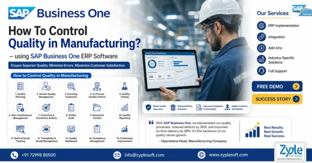 Quality control in Manufacturing