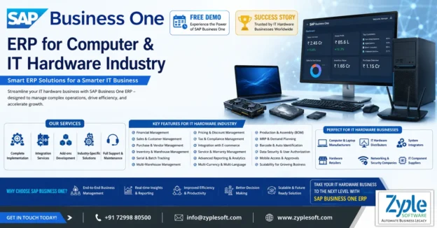SAP Business One ERP for Computer and IT Hardware industry