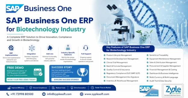 SAP Business One ERP for Biotechnology Industry