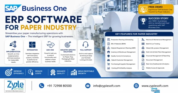 sap b1 implementation for paper industry Archives - Zyple Software