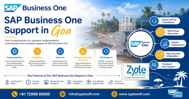 sap business one support in goa