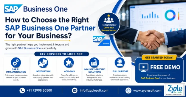 How to Choose the Right SAP Business One Partner for Your Business - SAP Business One Implementation, Integration, Add-ons & Support by Zyple Software