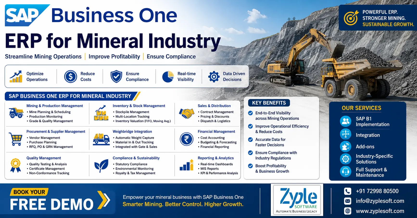 SAP Business One ERP for Mineral Industry