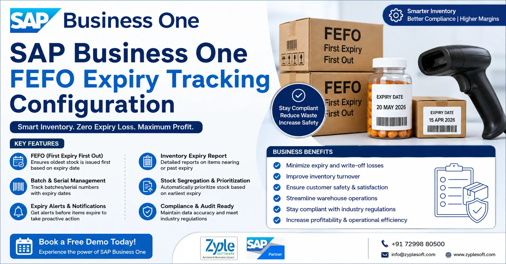 SAP Business One FEFO Expiry Tracking Configuration