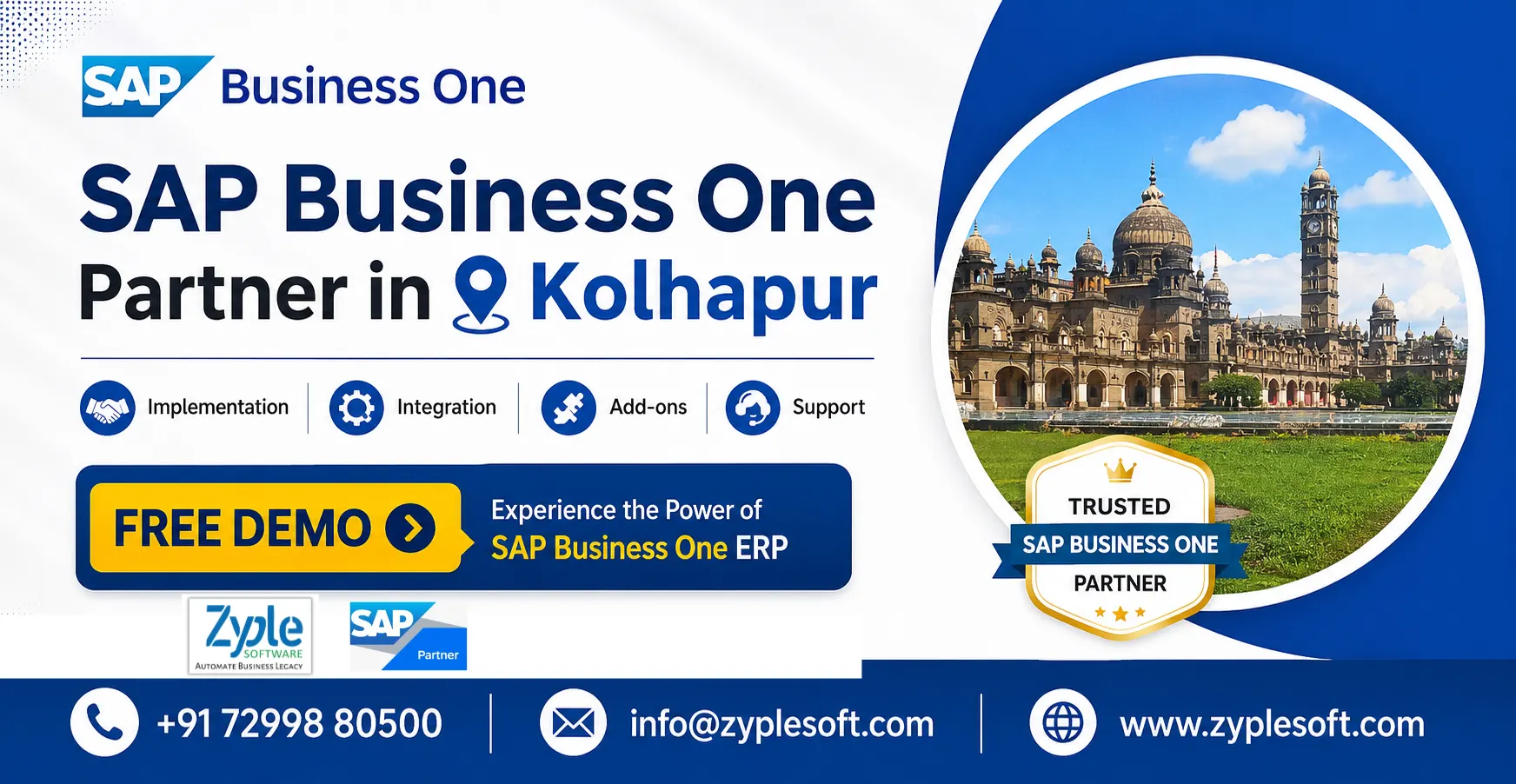 SAP Business One Partner in Kolhapur zyple software