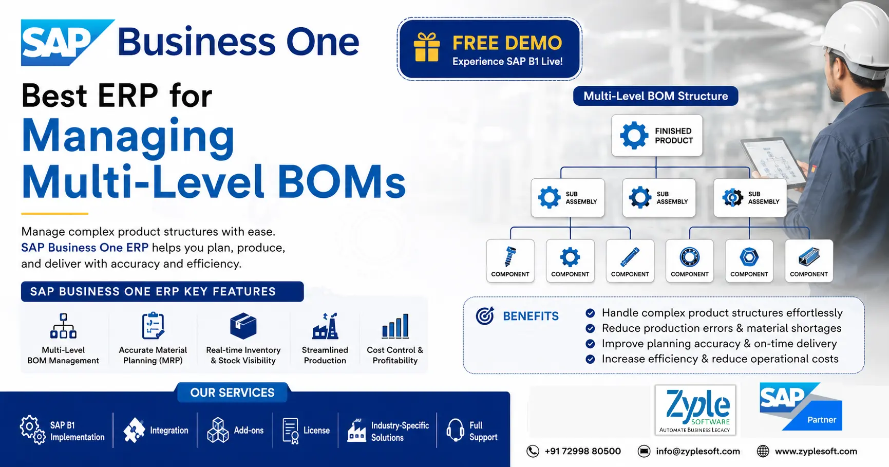 SAP Business One ERP for Managing Multi-Level BOMs