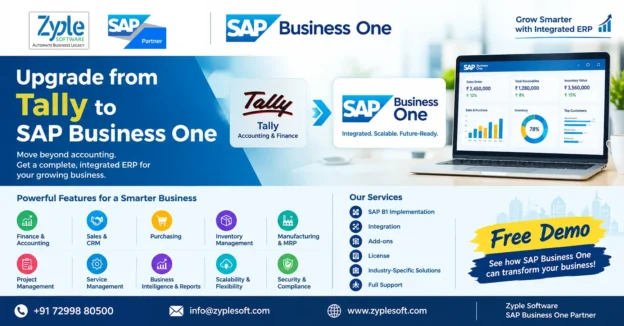 Upgrade from Tally to SAP Business One