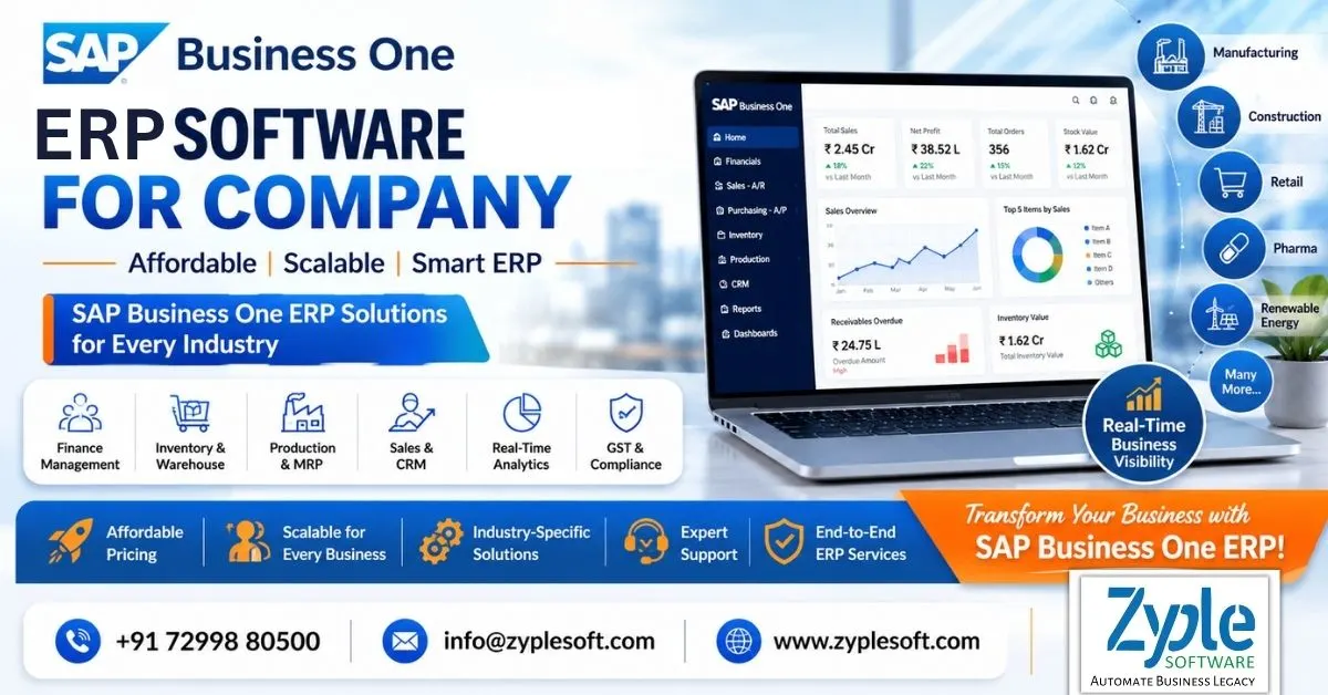 Zyple Software Solutions Pvt Ltd logo (India) — company profile in the Analytics Legends directory of SAP analytics service providers