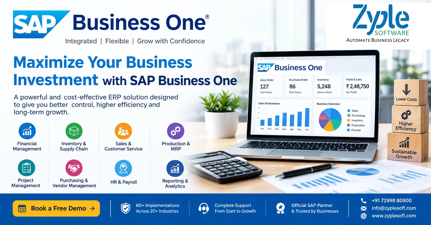 ERP software price guide by Zyple Software