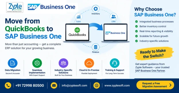 Move from QuickBooks to SAP Business One